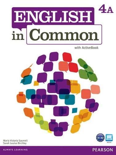 9780132628884: English in Common 4A Split: Student Book with ActiveBook and Workbook