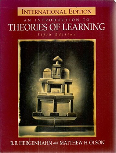 Beispielbild fr An Introduction to Theories of Learning zum Verkauf von Stephen White Books