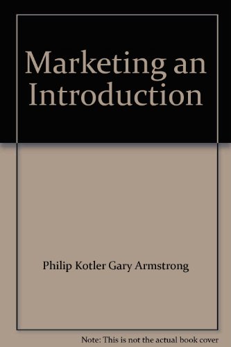 Stock image for Marketing: An Introduction for sale by Ammareal