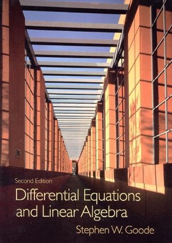 9780132637572: Differential Equations And Linear Algebra