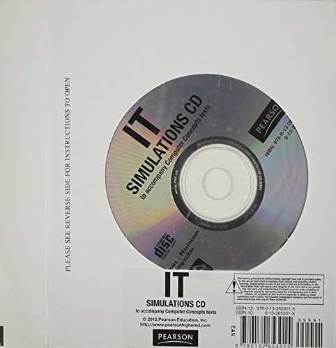 Stock image for Simulations CD for Computer Concepts for sale by BookHolders