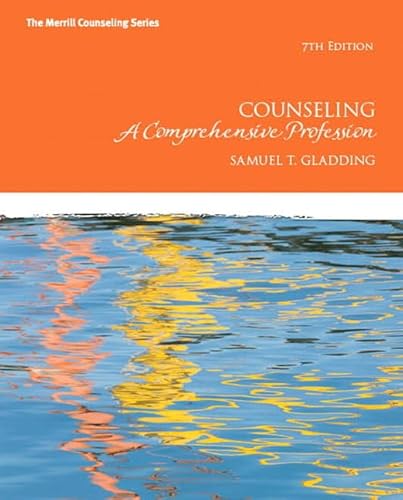 Imagen de archivo de Counseling : A Comprehensive Profession a la venta por Better World Books