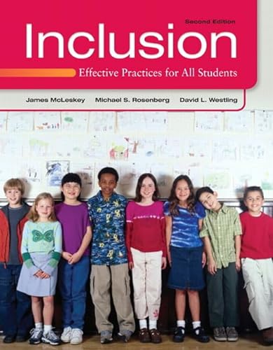 Beispielbild fr Inclusion: Effective Practices for All Students (2nd Edition) zum Verkauf von HPB-Red