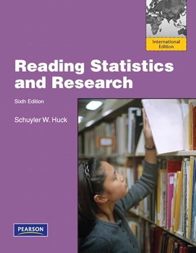 Imagen de archivo de Reading Statistics and Research a la venta por dsmbooks