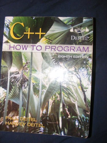 Imagen de archivo de C++ How to Program a la venta por Open Books