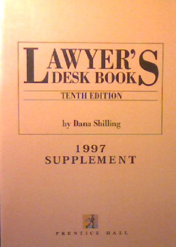 Stock image for Lawyer*s Desk Book, 1997 Supplement for sale by Books Puddle