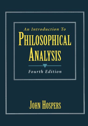 9780132663052: An Introduction to Philosophical Analysis (4th Edition)