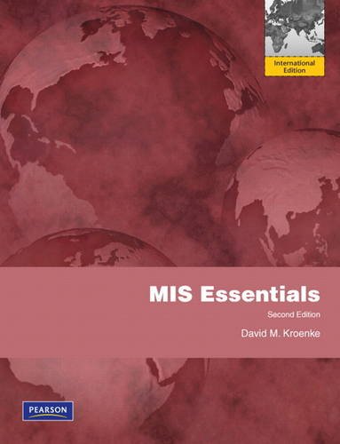 9780132665001: MIS Essentials: International Edition