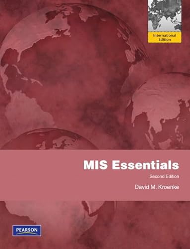 Stock image for MIS Essentials: International Edition for sale by WorldofBooks