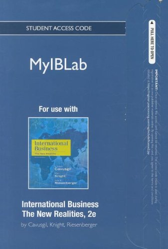 Stock image for myiblab -- Access Card -- for International Business for sale by BookHolders
