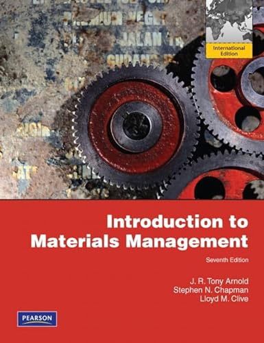 9780132668873: Introduction to Materials Management: International Edition