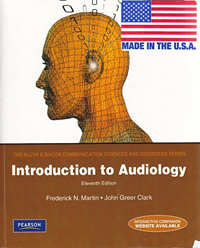 Stock image for Introduction to Audiology: International Edition for sale by Phatpocket Limited