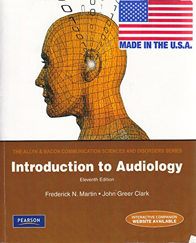 9780132668927: Introduction to Audiology: International Edition