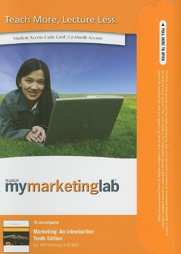 Marketing an Introduction: Mymarketinglab Student Access Code (9780132669047) by Armstrong, Gary