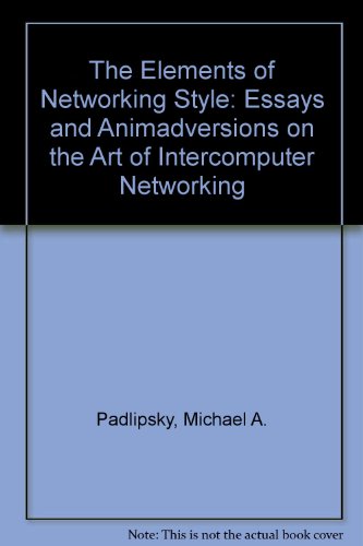 Stock image for Elements of Networking Style for sale by ThriftBooks-Atlanta
