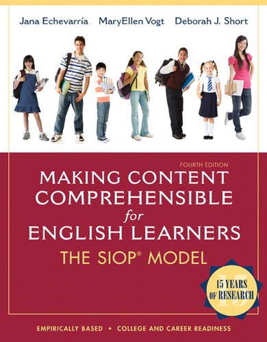 Beispielbild fr Making Content Comprehensible for English Learners: The Siop Model zum Verkauf von ThriftBooks-Atlanta