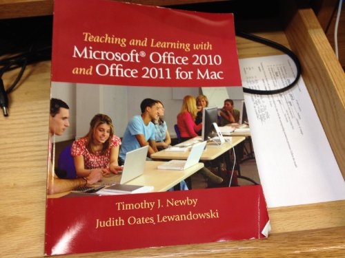 Imagen de archivo de Teaching and Learning with Microsoft Office 2010 and Office 2011 for Mac a la venta por Better World Books