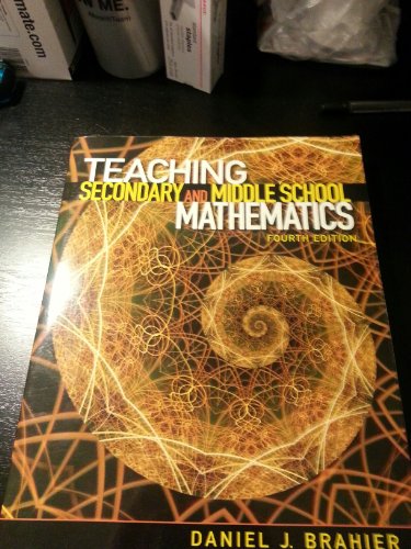 Stock image for Teaching Secondary and Middle School Mathematics (4th Edition) for sale by SecondSale