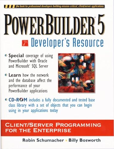Stock image for Powerbuilder 5 Developer*s Resource: Client/server Programming For The Enterprise for sale by Basi6 International