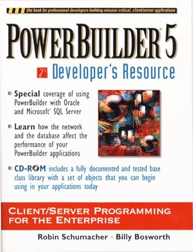 9780132711562: PowerBuilder 5 Developer's Resource: Client/Server Programming for the Enterprise