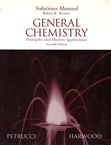 Stock image for General Chemistry: Principles and Modern Applications Solutions Manual for sale by Wonder Book