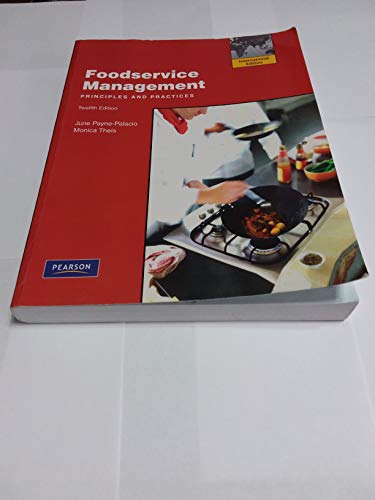 Imagen de archivo de Foodservice Management: Principles and Practices: International Edition a la venta por Phatpocket Limited