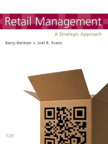 Beispielbild fr Retail Management : A Strategic Approach zum Verkauf von Better World Books