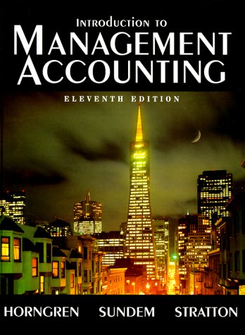 Stock image for Introduction to Management Accounting for sale by HPB-Red