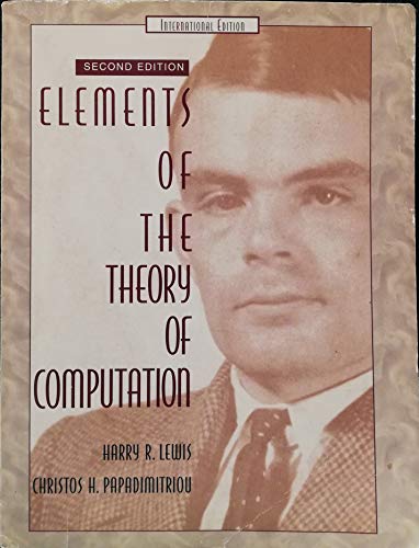 9780132727419: Elements of the Theory of Computation: International Edition