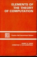 9780132734264: Elements of the Theory of Computation