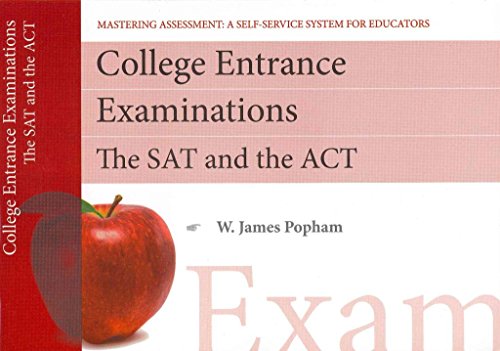 Stock image for College Entrance Exams: SAT and Act, Mastering Assessment: A Self-Service System for Educators, Pamphlet 6 for sale by ThriftBooks-Atlanta