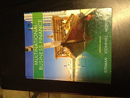 Stock image for Multinational Business Finance (13th Edition) (Pearson Series in Finance) for sale by Wrigley Books