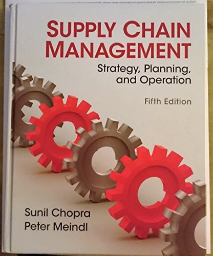 9780132743952: Supply Chain Management: Strategy, Planning, and Operation