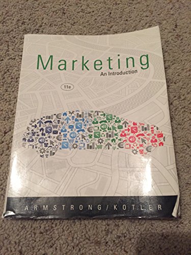 Beispielbild fr Marketing: An Introduction (11th Edition) zum Verkauf von Wonder Book