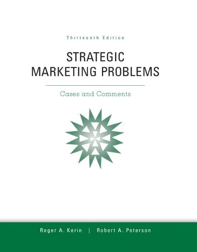 Immagine dell'editore per Strategic Marketing Problems: Cases and Comments, 13th Edition venduto da BooksRun