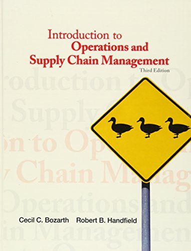 Beispielbild fr Introduction to Operations and Supply Chain Management zum Verkauf von ThriftBooks-Atlanta