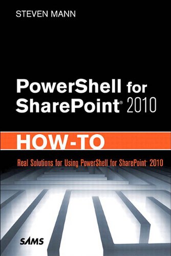Imagen de archivo de Powershell for Sharepoint 2010 How-To a la venta por ThriftBooks-Dallas