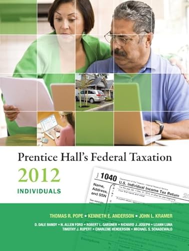 Imagen de archivo de Prentice Hall's Federal Taxation 2012 Individuals a la venta por Better World Books