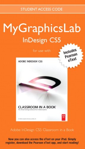 Adobe Indesign CS5 Classroom in a Book: The Official Training Workbook from Adobe Systems (9780132756402) by Adobe Systems