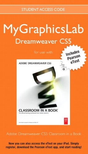 Adobe Dreamweaver Cs5 Classroom in a Book: The Official Training Workbook from Adobe Systems (9780132756495) by Maivald, James J.