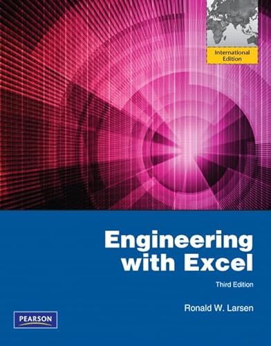 9780132761161: Engineering with Excel: International Edition