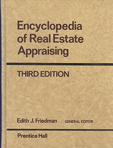 Beispielbild fr Encyclopedia of Real Estate Appraising zum Verkauf von HPB-Red