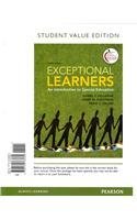 Beispielbild fr Exceptional Learners: An Introduction to Special Education, Loose-Leaf Version (12th Edition) zum Verkauf von Goodwill of Colorado
