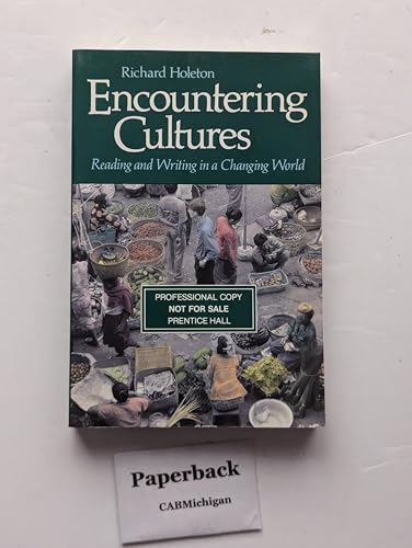 Stock image for Encountering Cultures- Reading and Writing in a Changing World- Professional Copy for sale by a2zbooks