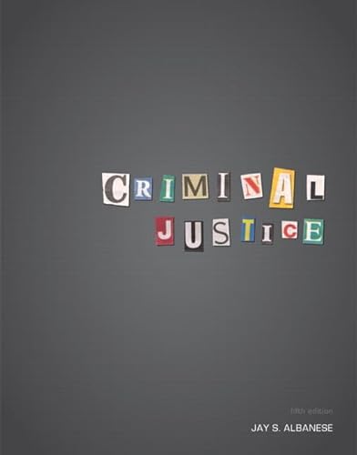 Beispielbild fr Criminal Justice (5th Edition) zum Verkauf von BooksRun