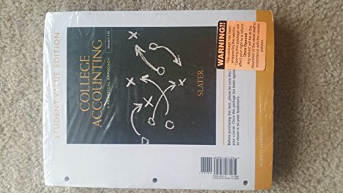 Stock image for College Accounting Chapters 1-25, Student Value Edition (12th Edition) for sale by Save With Sam