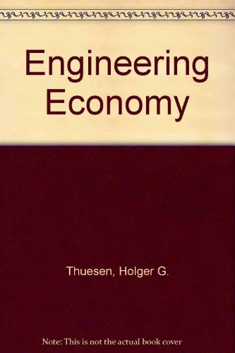 Beispielbild fr Engineering economy zum Verkauf von Wonder Book