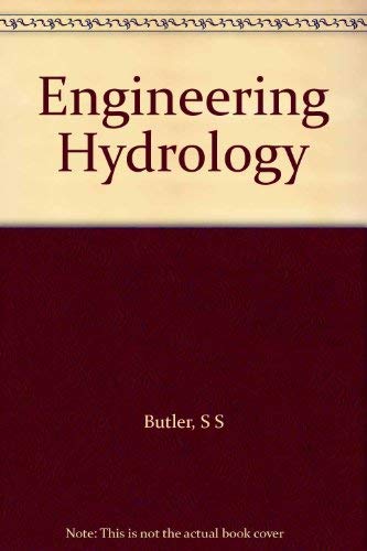 Beispielbild fr Engineering Hydrology. zum Verkauf von Plurabelle Books Ltd