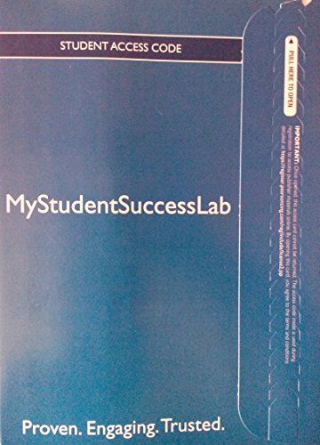 Stock image for MyStudentSuccessLab 3.0 - Access Card for sale by BookHolders