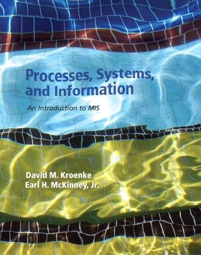 Imagen de archivo de Processes, Systems, and Information: An Introduction to MIS a la venta por BennettBooksLtd